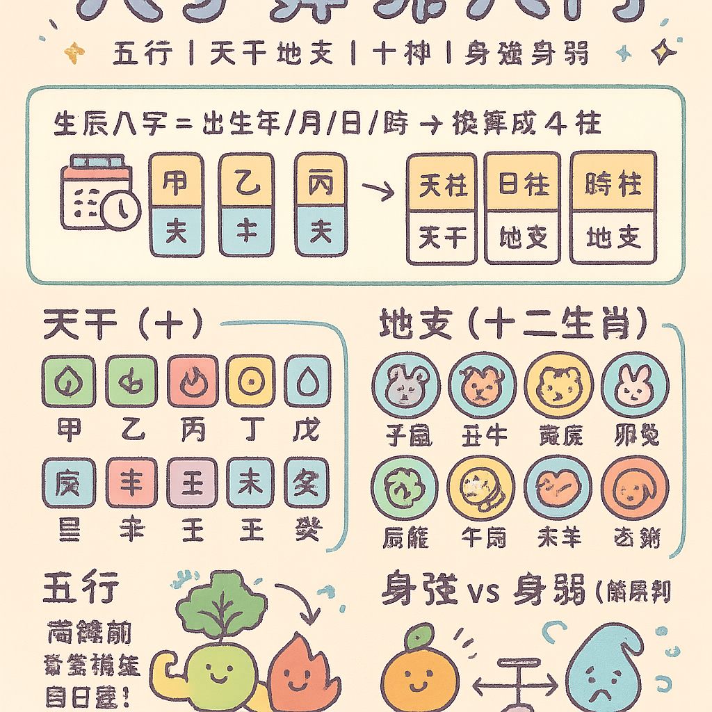 八字入門基礎教學